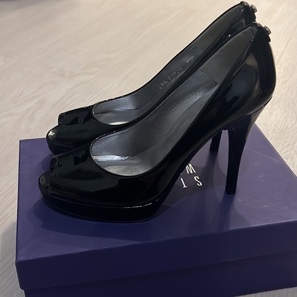 Stuart weitzman black pumps 38.5 - Picture 1 of 3